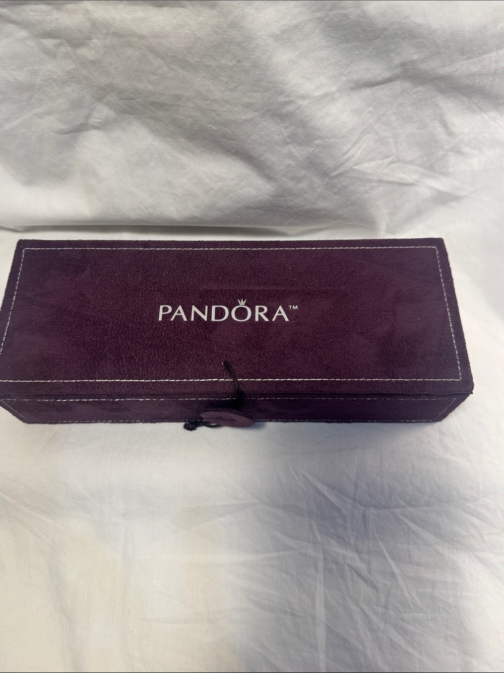 Pandora Purple Velvet Bracelet Box